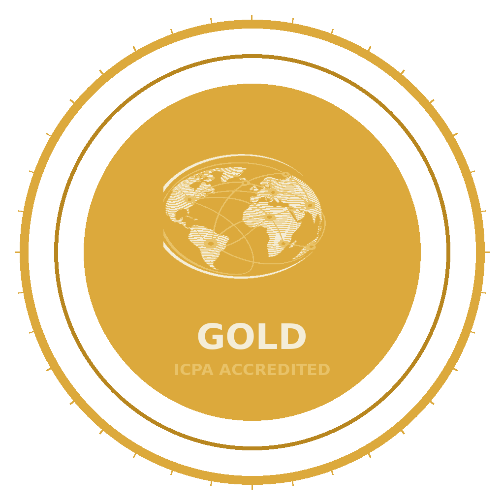 ICPA Gold accreditation seal
