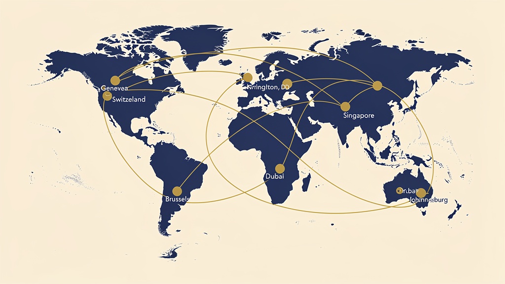 ICPA global presence map